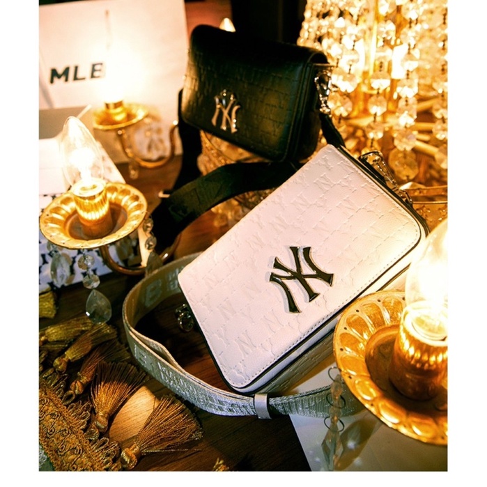 Tas MLB white new Design Bag Monogram Hoodie bag Ny