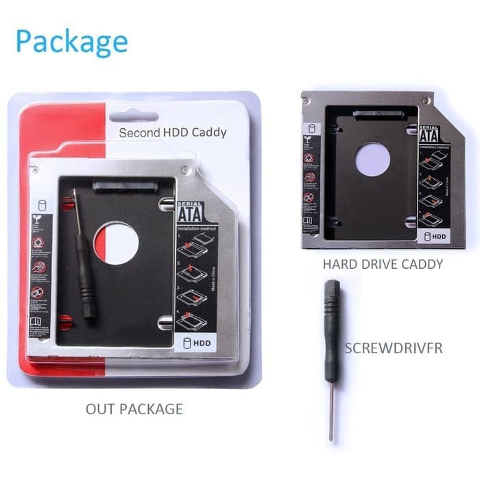 HDD CADDY 9.5mm & HDD CADDY 12,7mm