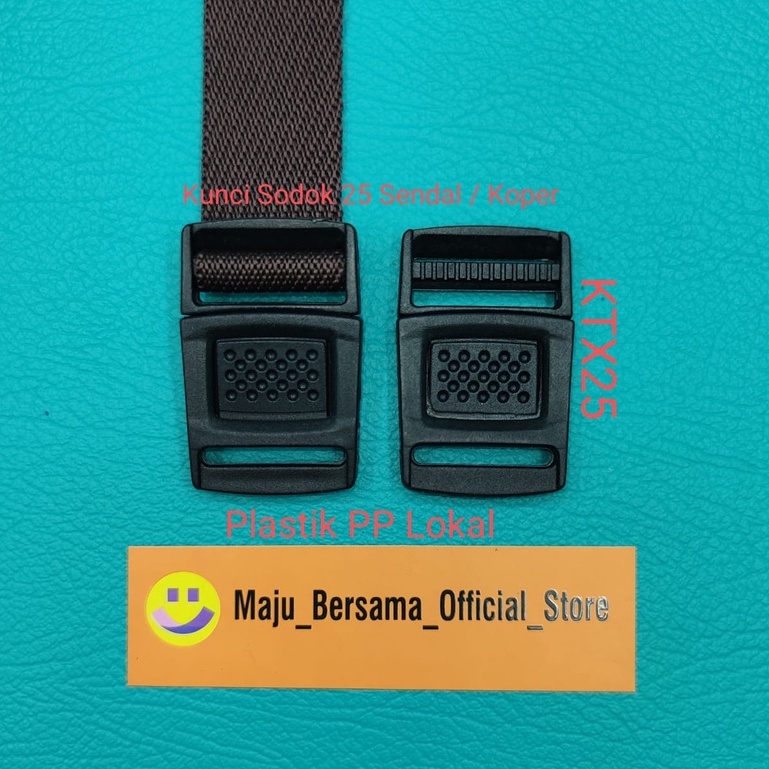 Buckle Plastik PP Lokal - Kunci Sodok 25mm isi 120 pcs - SW1