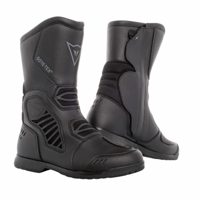 Biker Dainese Boot Solarys Black Goretex Sepatu Touring Waterproof Gtx