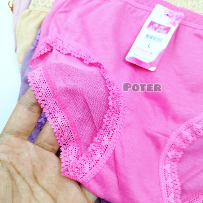 Hot Sale Celana Dalam Cd Wanita Dewasa Remaja Midi Xi She Size M L Xl Xxl Renda