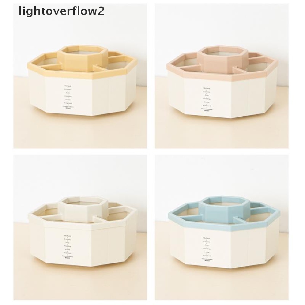 (lightoverflow2) Lampu 360 Derajat° Kotak Penyimpanan Pena Pensil Kapasitas Besar Untuk Aksesoris Meja