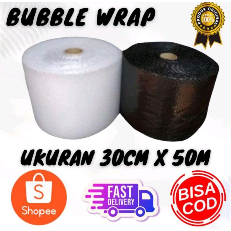 BUBBLE WRAP (50meter x 30cm)