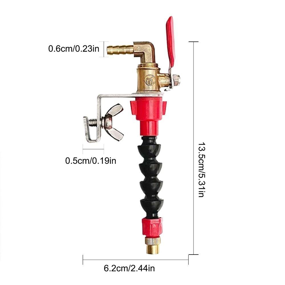 Populer Cutter Duster Water Filling Device Alat Pengisi Air Nozzle Air Umum Penutup Debu Berlekuk Power Tool Aksesoris Water Spray System