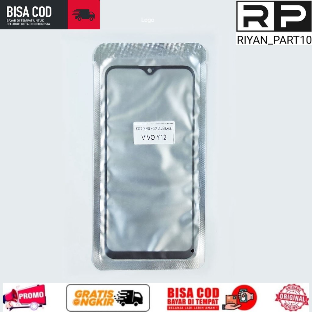Kaca Lcd + Lem Oca VIVO Y12, Y12i, Y15, Y17 2019 - Kaca Depan Kaca Touchscreen Kaca Lcd Kaca TS TC