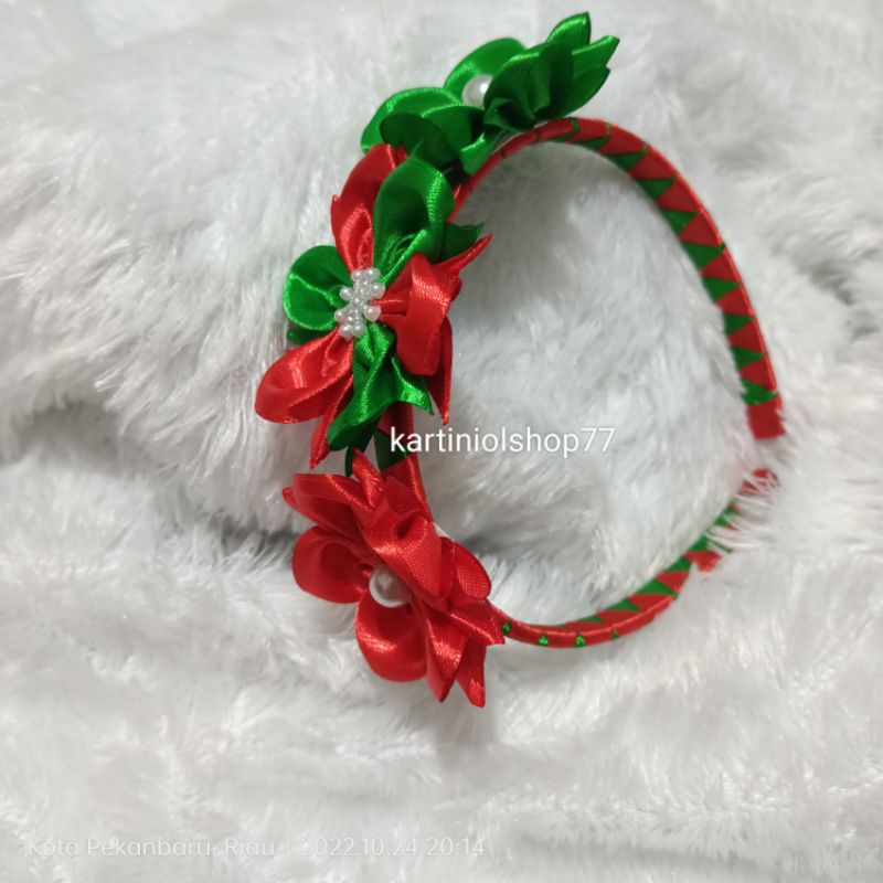 Bando Cantik Merry Christmas by KartiniOlshop77