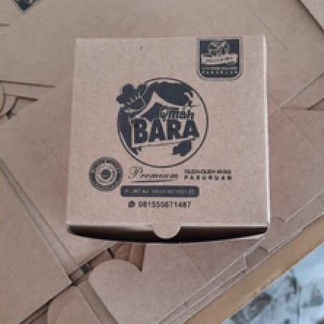 

Custom Sablon Logo / Box Donat isi 1 / box burger / box kraft / box duplex / box ivory