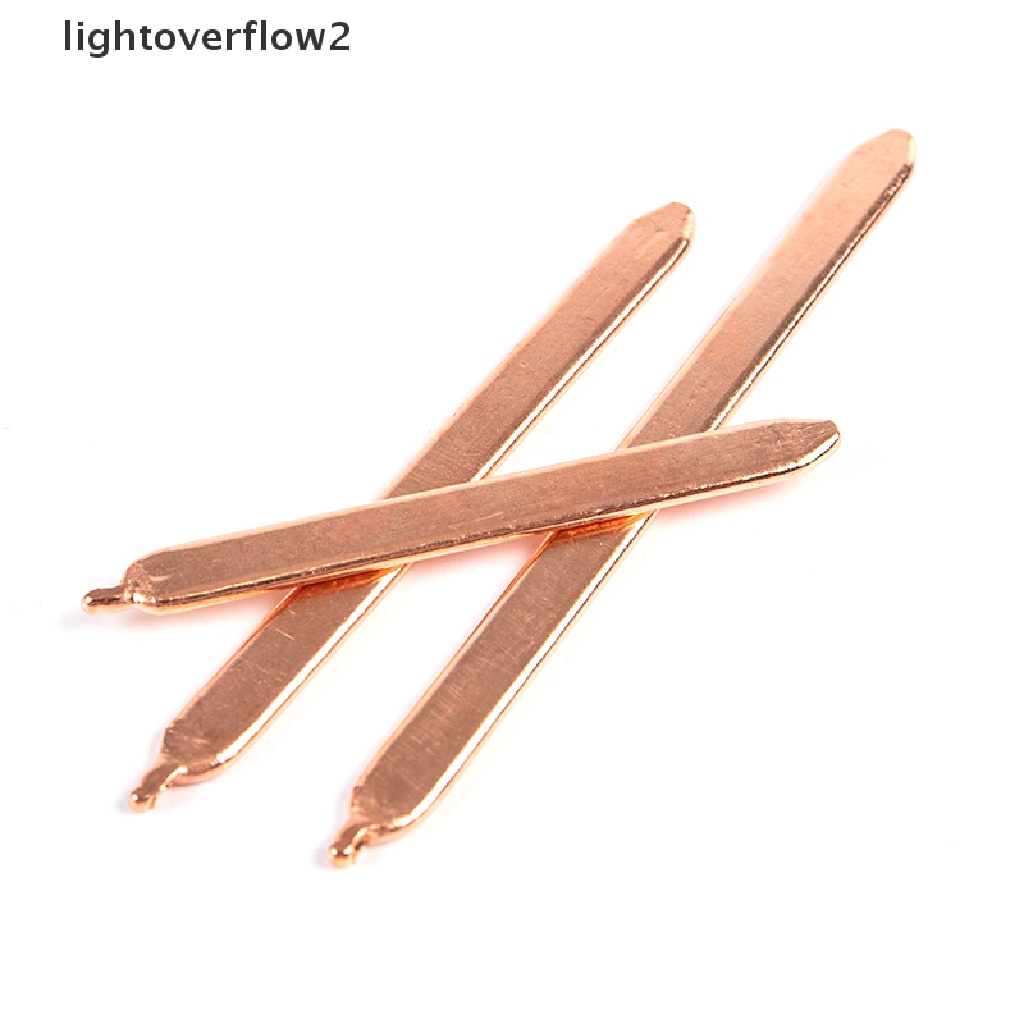 (lightoverflow2) Pipa Tembaga Flat 60mm - 150mm Untuk Pendingin Laptop / Komputer Diy