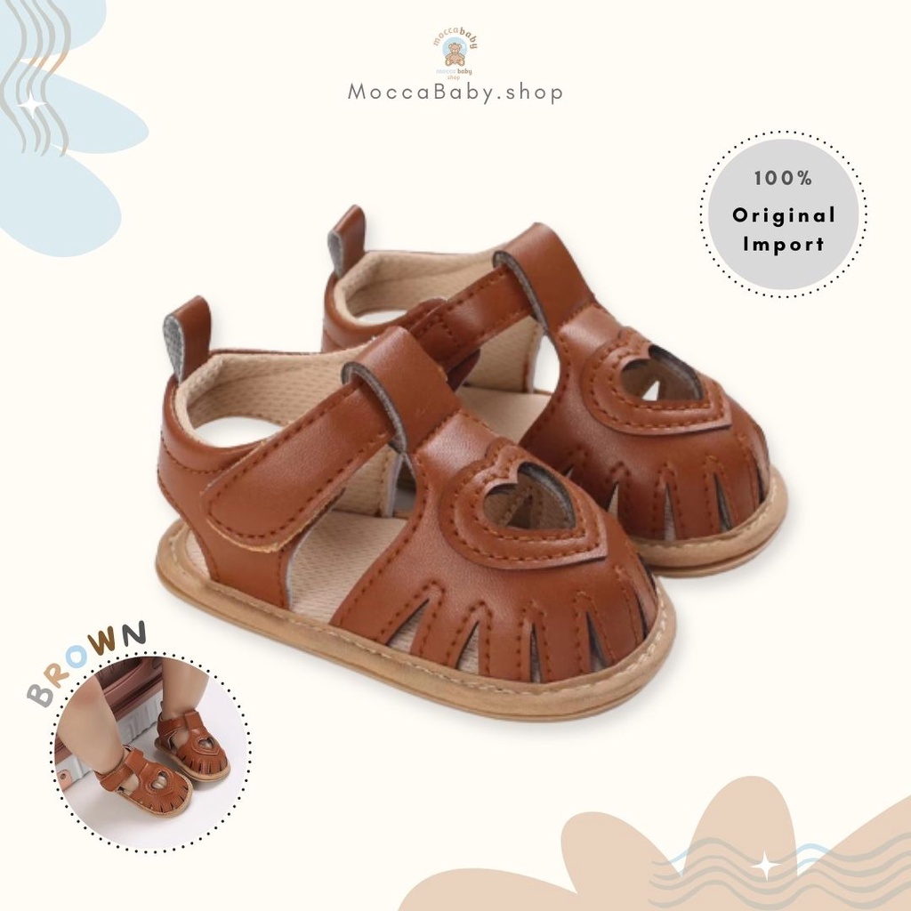 MBSS - PREWALKER Sepatu Anak Bayi Baby  Shoes Sandal Casual Socks Anti Slip Bahan Import / LULU LOVE