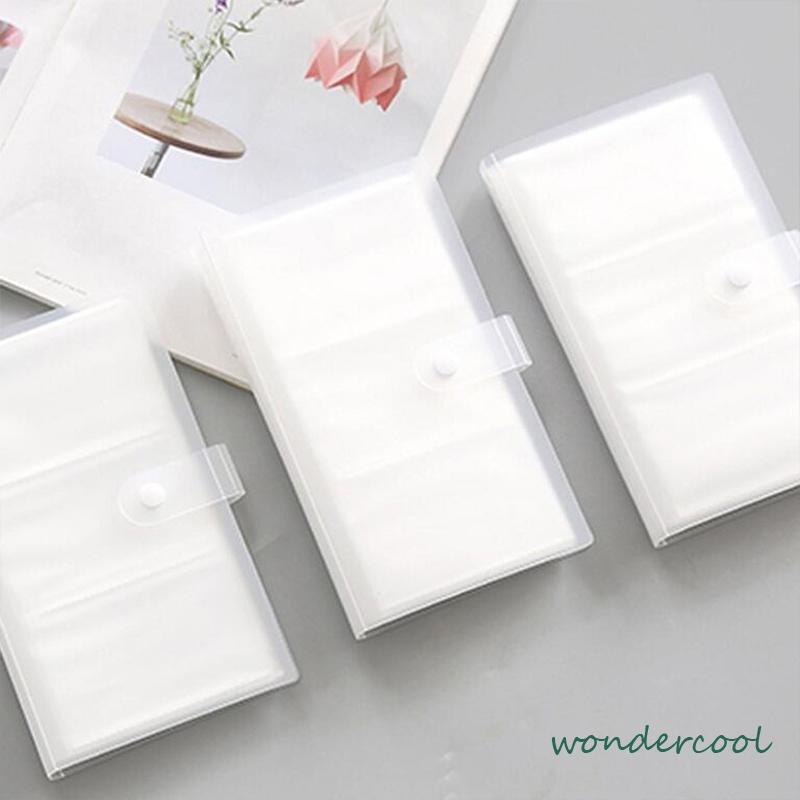 240 kartu kartu nama kursi kartu nama buku tiket film kereta api buku penyimpanan folder album foto 3 inci-Won