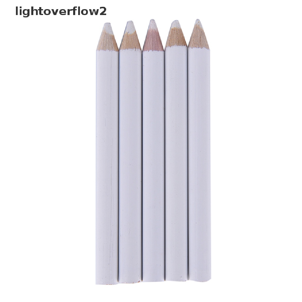 (lightoverflow2) 5pcs / Set Pensil Wax Pengambil Berlian Imitasi Untuk Nail Art / Manicure