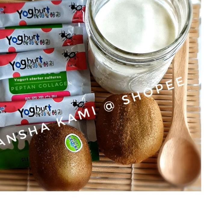 

Discount Today Yogurt Starter/Starter Culture /Bibit Yogurt yang ber Kolagen isi 1 sachet 2 gram 