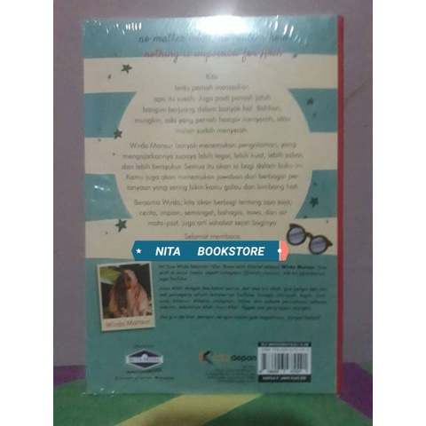 NOVEL BE CALM BE STRONG BE GRATEFUL  KERTAS : BOOKPAPER  PENULIS : WIRDA MANSUR