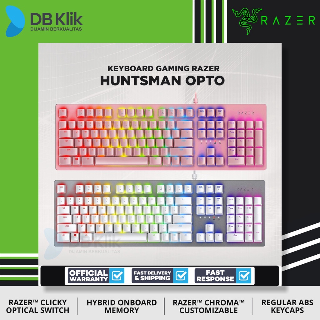 Keyboard Gaming RAZER Huntsman OPTO Mechanical Switch Wired