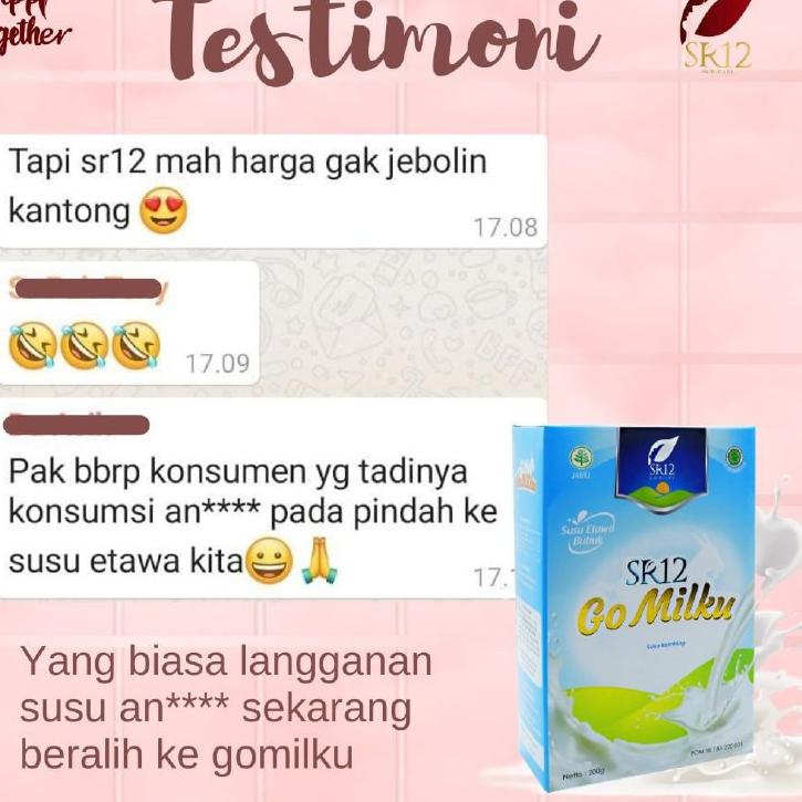 

Promo Menarik--Go milku Sr12 Susu kambing etawa Susu kesehatan Menambah nafsu makan Susu kaya manfaat Meningkatkan kesehatan tulang Menyehatkan lambung Bpom Original Berkualitas Murah Cod