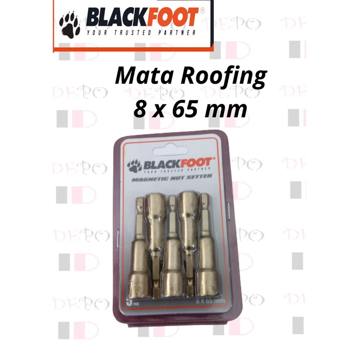 Mata Roofing Panjang BlackFoot Kuning 8 x 65mm