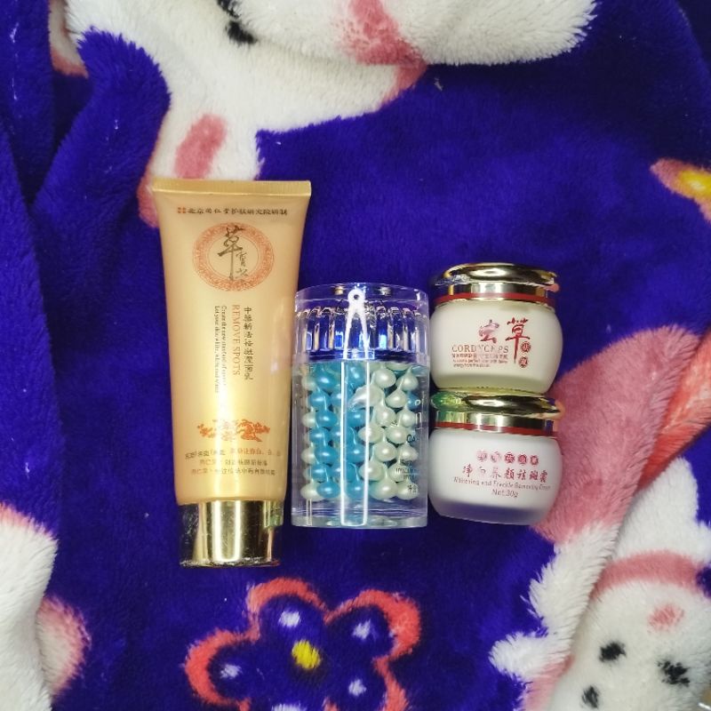 YU CHUN MEI ORIGINAL LENGKAP MASK SLEEP/CORDYCEP IMPORT/HERBAL HCI/CORDY/YUCHUNMEI