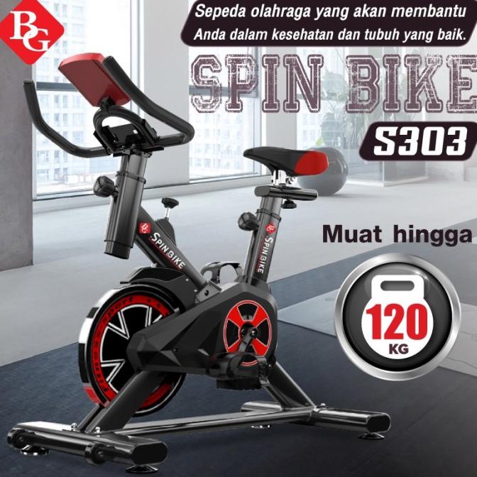 BG SPIN BIKE SPINNING SEPEDA STATIS KARIDO FITNESS MODEL S-303 SD6D45F6FC
