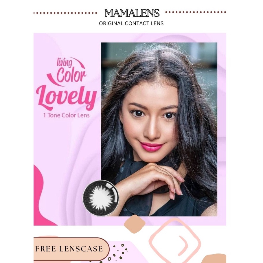 Softlens Lovely Minus -0.50 sd -2.50 Free Lenscase -MAMALENS