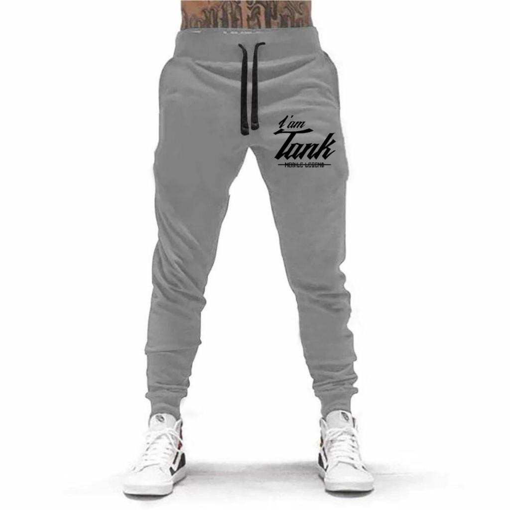 CELANA PANJANG JOGGER I AM TANK BAHAN FLEECE TEBAL / NYAMAN DIPAKAI KUALITAS BAGUS