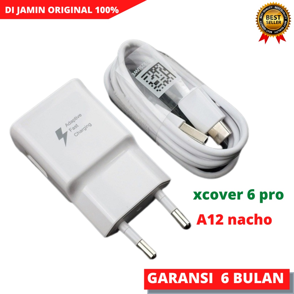 Charger SAMSUNG Xcover 6 Pro A12 Nacho Fast Charging 15W Original