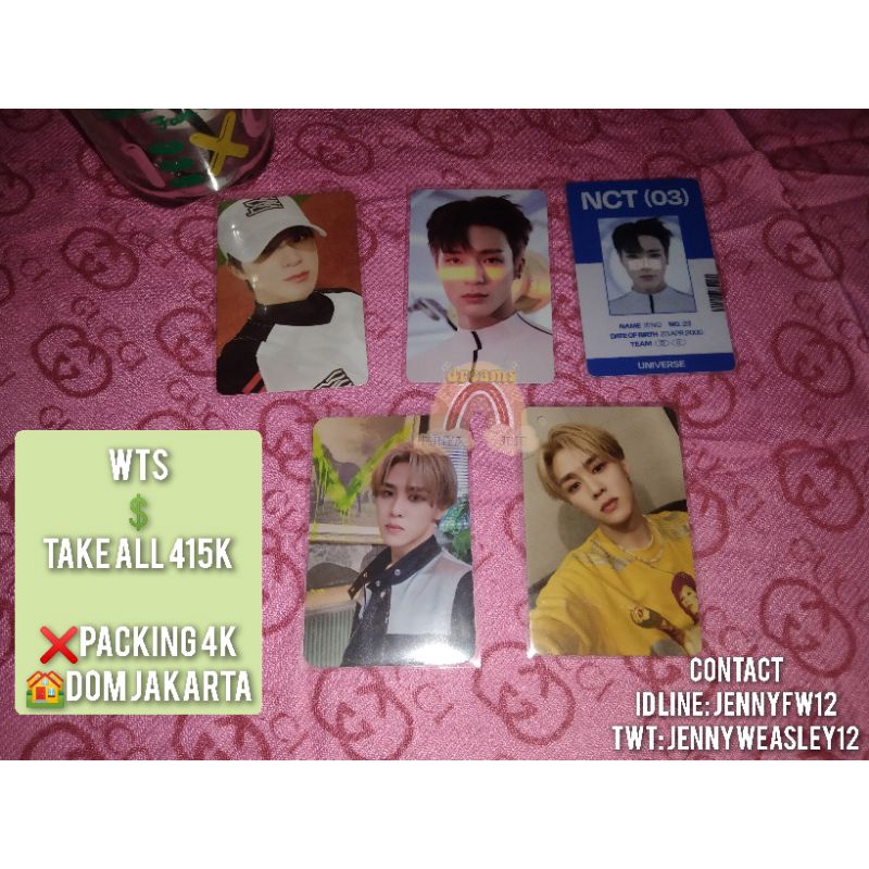 photocard Jeno universe IDC baseball