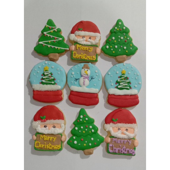 

Hampers Natal Cookies Hias Natal Satuan cocok untuk Goodie Bag