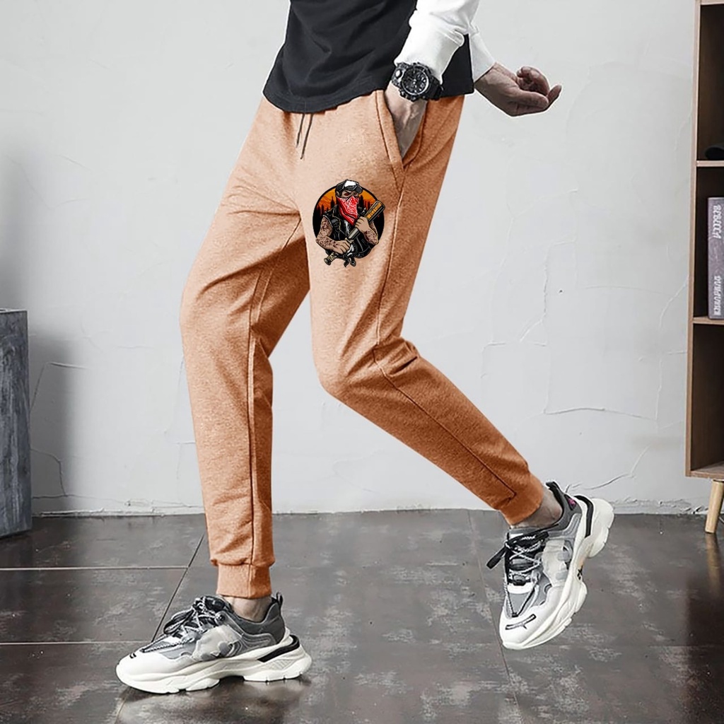 Celana Panjang Jogger Toonz Fashion Sinbad Rib Pinggang ada Kantong