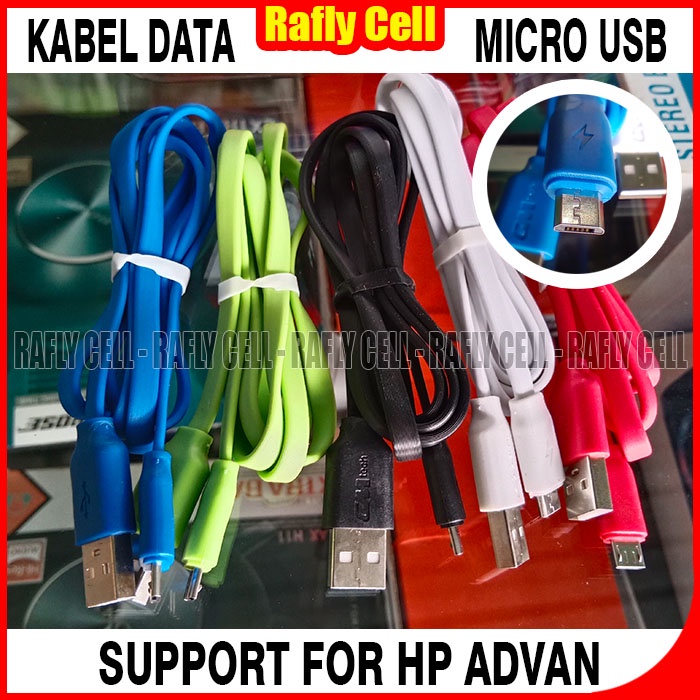 Kabel Data Charger Micro USB Untuk HP ADVAN G1 G2 G3 S6 NASA PRO PLUS EVERCOSS XTREAM 1 2 XL PRIME P