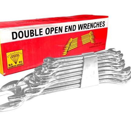 Kunci Diamond Kunci Pas Set 6-22 Kunci Pas 8Pcs Alat Pertukangan Kunci Pas Set 8 Pcs Open End Wrench
