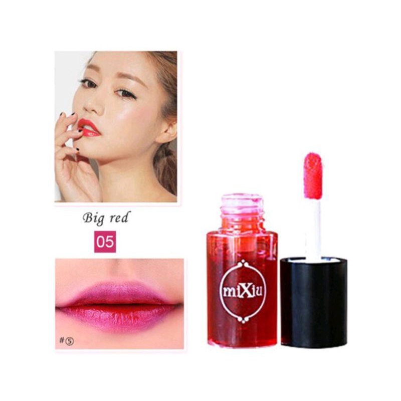 Mixiu Multifunction Waterproof Liquid Lipstick / Lip Tint Dyeing Liquid Lipgloss &amp; Blusher Waterproof Lip Gloss / Liptint / Liptint