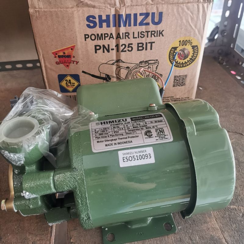 Pompa Air Listrik Shimizu PN-125 BIT Water Pump PN 125