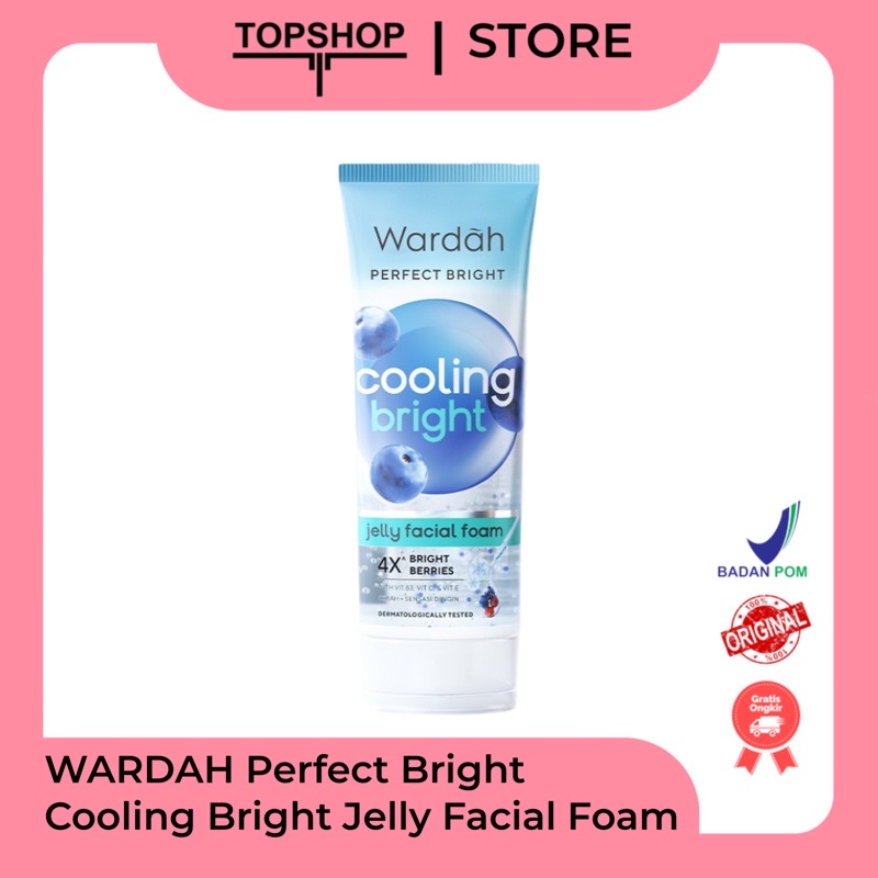 Wardah Perfect Bright Cooling Bright Jelly Facial Foam