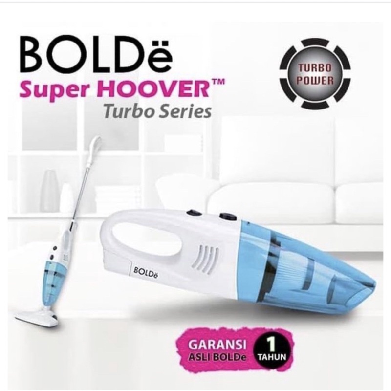 BOLDe Vacuum Cleaner Super Hoover Black Series 400 W - TURBO SERIES