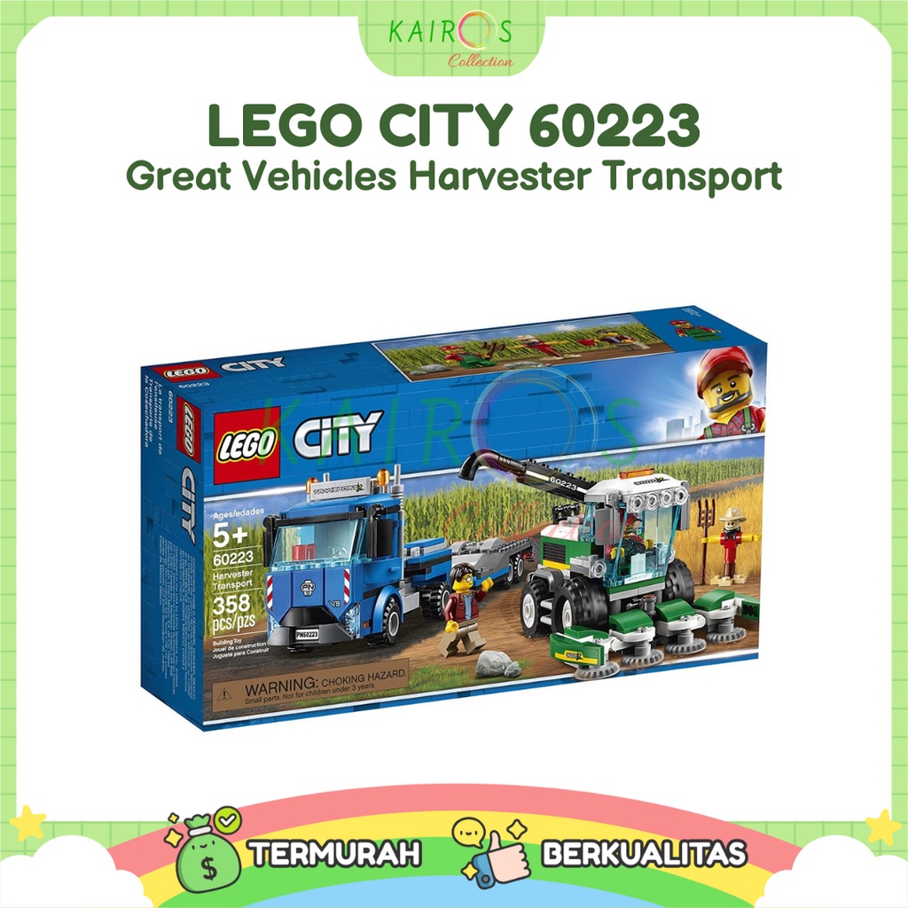 LEGO City Great Vehicles Harvester Transport 60223