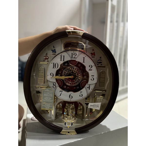 Jam dinding Seiko QXM902B Original