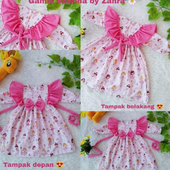 Gamis Sabrina by Zahra Gamis Bayi Gamis Anak Murah ◦ NEG.18Oc22ᴷ