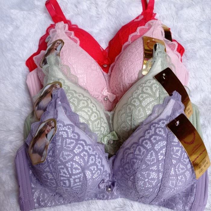 Bra Fashion Brukat BH Renda Wanita