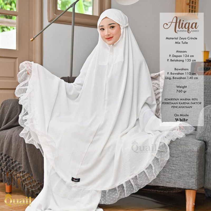 Mukena Aliqa ori Quail