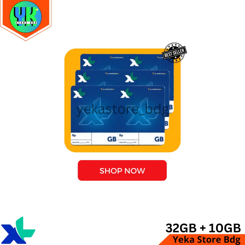 Voucher Kuota XL COMBO FLEX 32GB + 10GB Masa Aktif 30 Hari Nasional