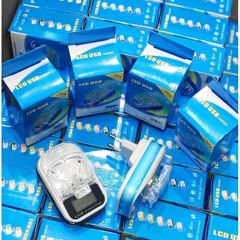 Destop Charger Casan Kodok LCD  baterai Kodok  universal kualitas mantap harga murah