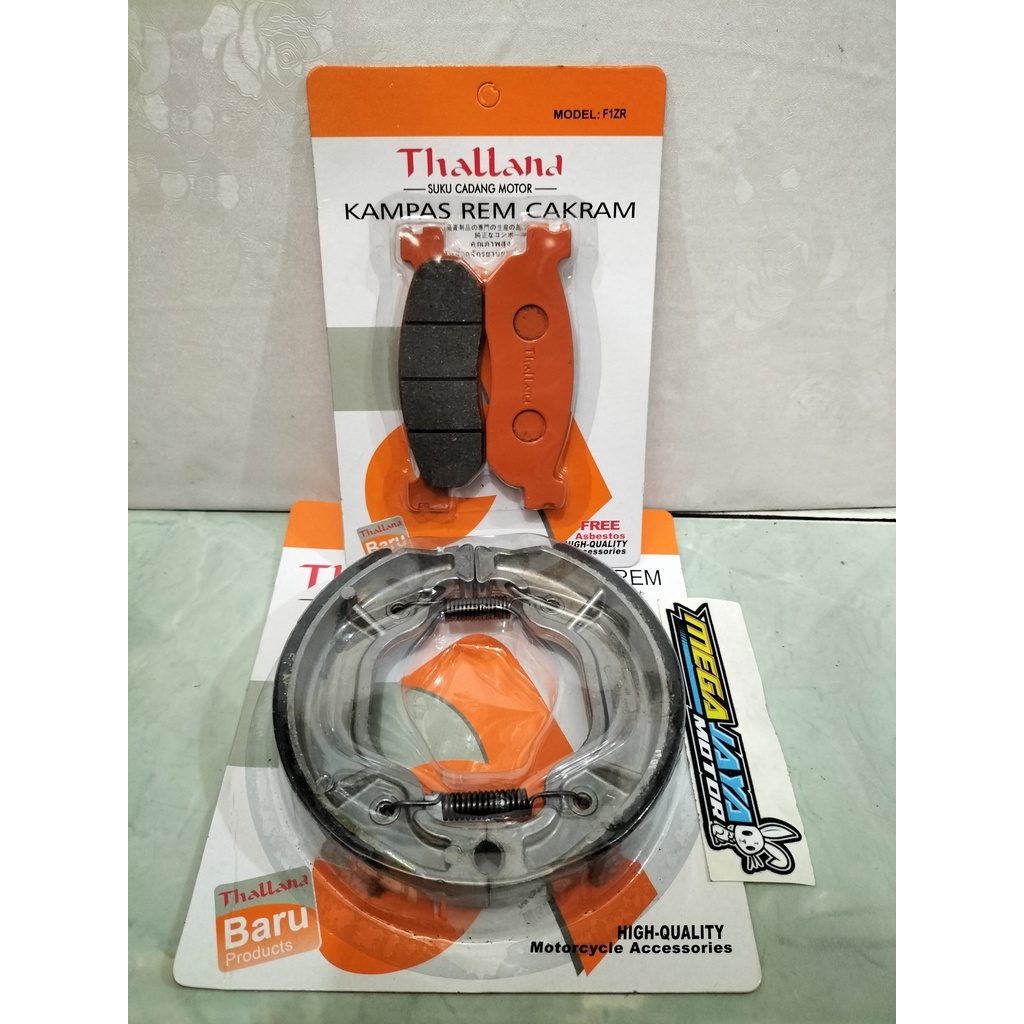 PAKET KAMPAS REM DEPAN BELAKANG JUPITER Z / VEGA LAMA / RXK NEW THALLAND KAMPAS REM TROMOL JUPITER Z DISPAD JUPITER Z / VEGA LAMA / RXK NEW THALLAND