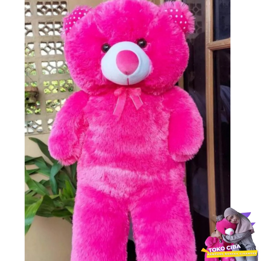 Boneka Teddy bear ukuran XL 64 cm VIVA LA VIDA Boneka Beruang Boneka Tedy Bear Jumbo Boneka Tedy Bea