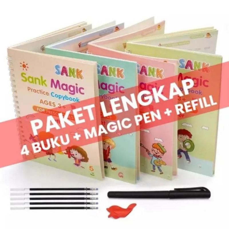 

PAKET BUKU MAGIC BUKU LATIHAN MENULIS