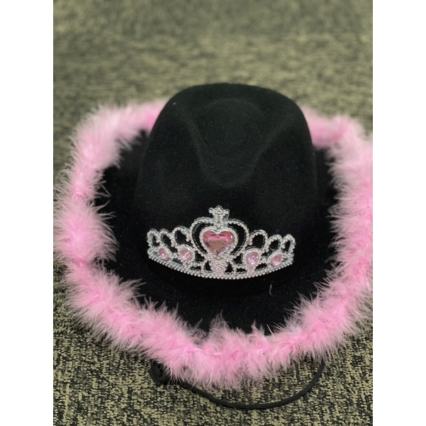 preloved topi cowboy girl y2k style