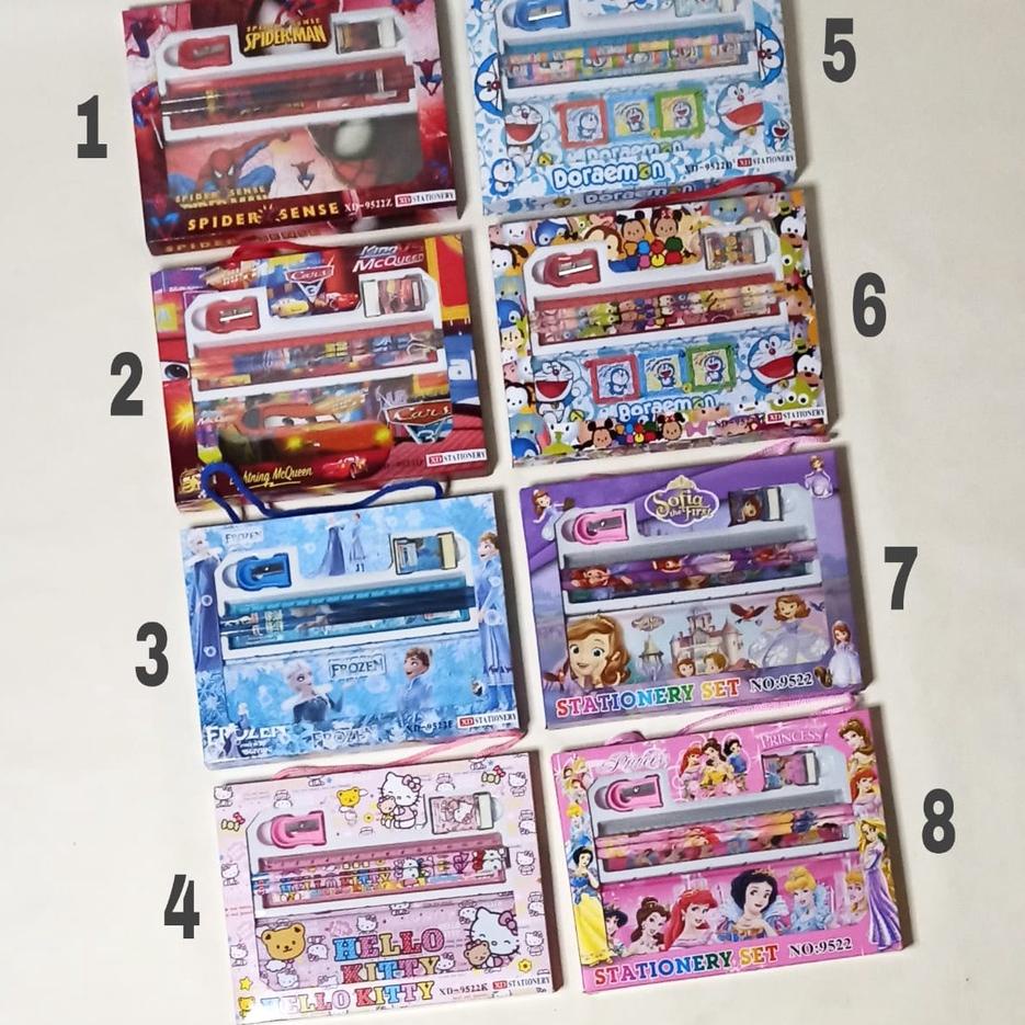 

Super Tambahan BOS Set Alat Tulis Fancy Set/Stationery Set/Kado Anak/Hampers/Paket