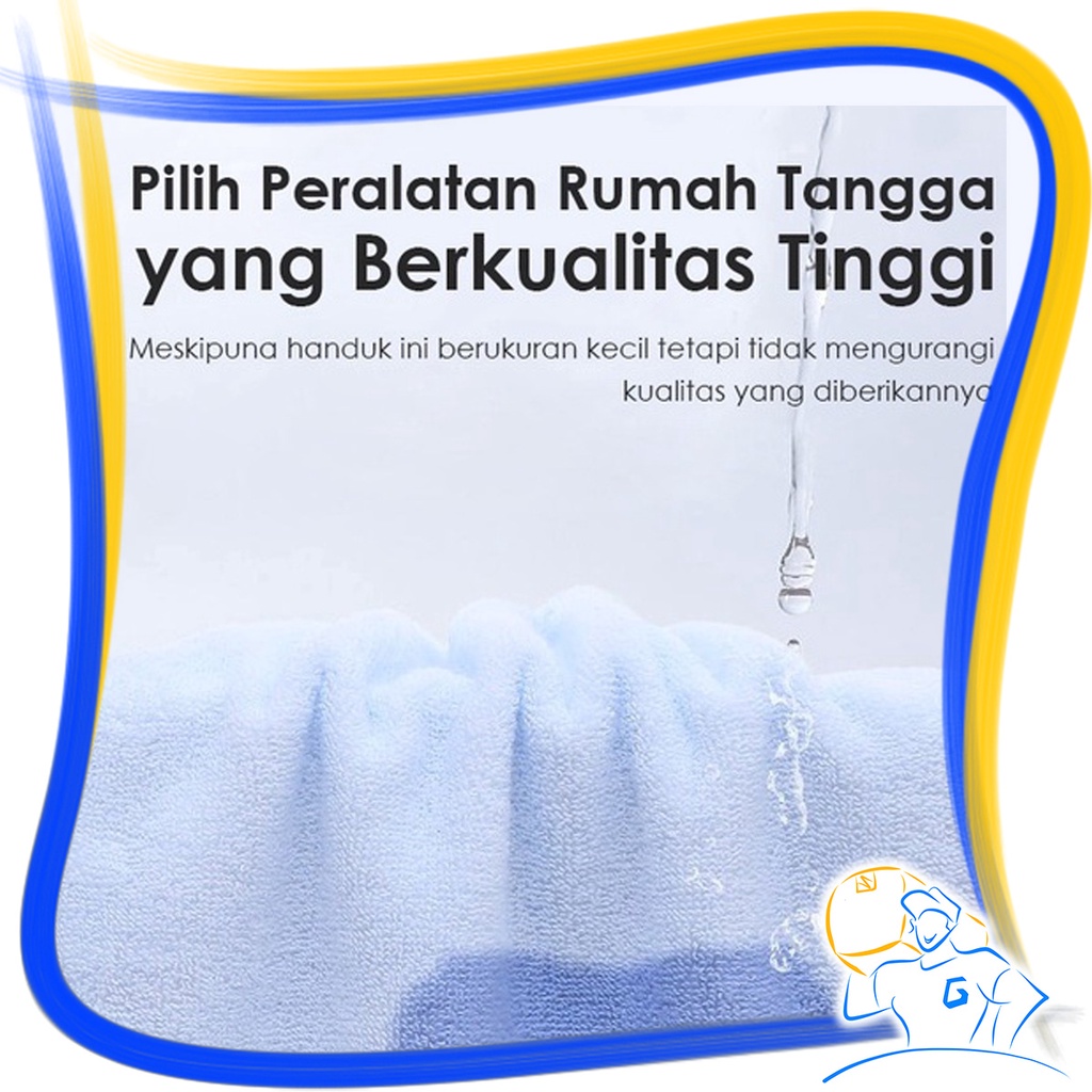 Handuk Muka Kecil 35 x 75 cm Olahraga Salon Hotel Travelling Towel