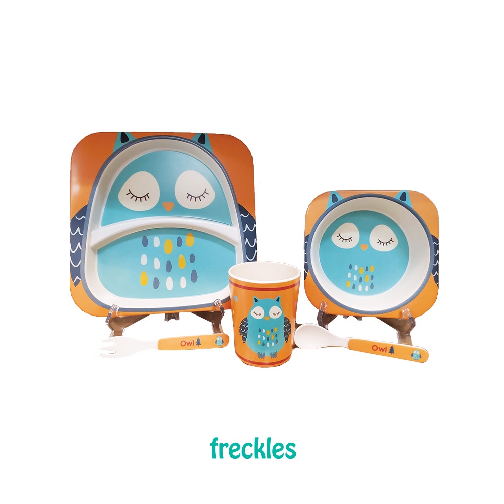 Freckles Tableware Feeding Set Tempat Makan Anak Set