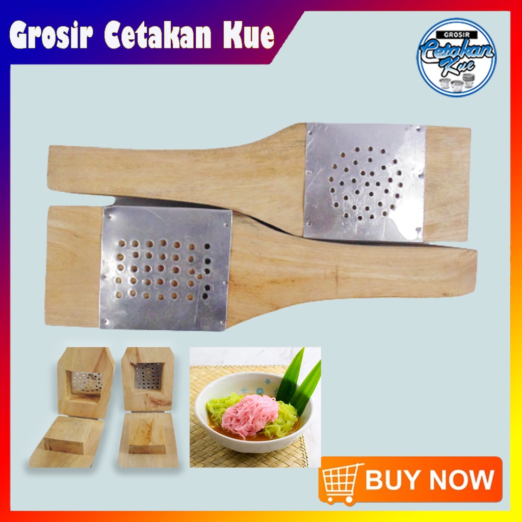 Cetakan Putu Mayang / Petulo,Getuk Bahan Kayu