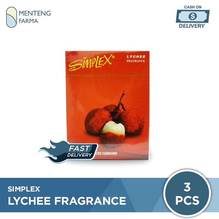 Kondom Simplex Lychee Fragrance - Isi 3